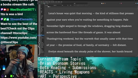 EDGING TO THE WORLD! | Beta Reading + REACTS + Commentary + Writing: Living Weapons | Drawing: Perspective | New Story: Natural Exclussion
