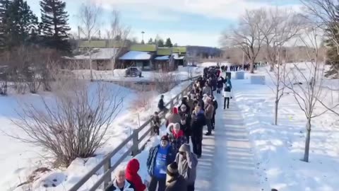 Alberta Independence: Masses Stand in Line to Sign Separation Petition, Edmonton, Jan 2026