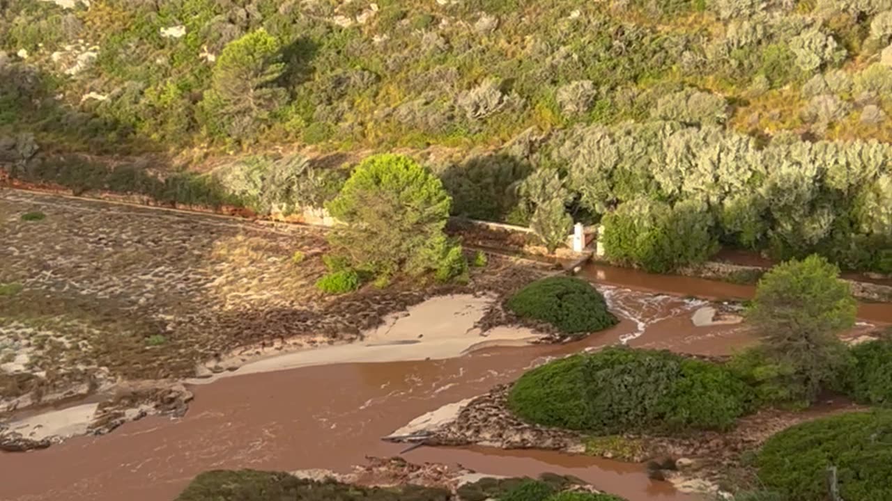 Sea of ​​Menorca After Flood