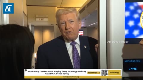 Trump’s Air Force One Presser: Venezuela Tensions & DC Shooting Update | US Politics | AT World News