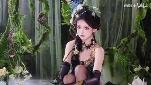 Floating Jet Black Gown Sultry Highlights | Daily Beauty EP 725