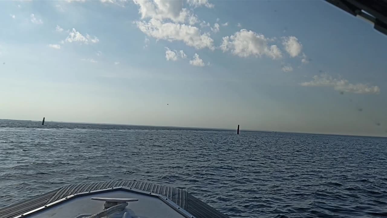 By boat on the Gulf of Finland