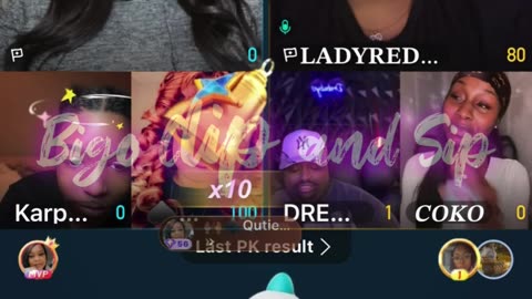 Team PK TomiKay Dixon DreBaby Lady Red CoKo Karpova Brittany Pablo 1/30/26 #bigoclipandsip
