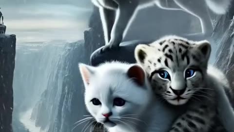 Tiger and Cat 🐈 Friendship