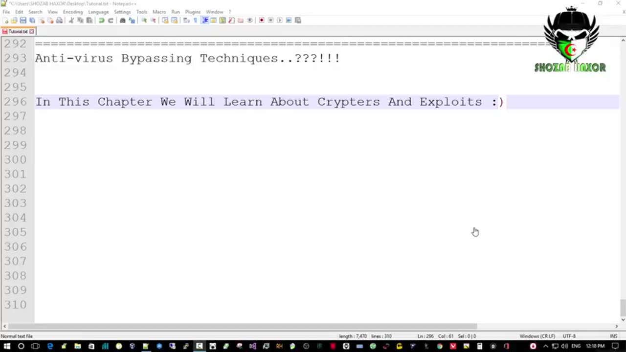 ONLY FOR EDUVATIONAL PURPOSE ANTI VIRUS HACKING