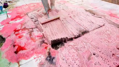 Insanely Satisfying Cleaning Super Dirty Carpet. A unique therapy and relaxation