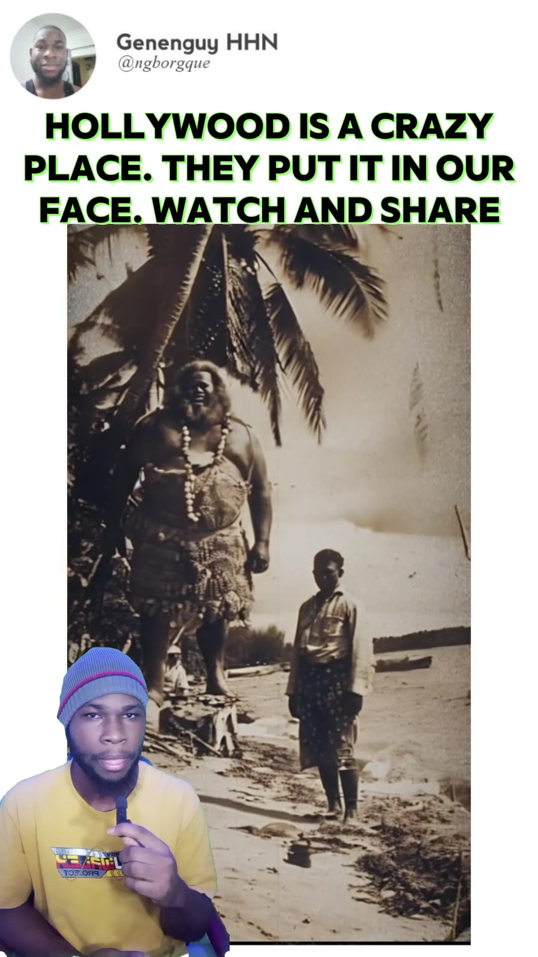 HOLLYWOOD IS A CRAZY PLACE. THEY PUT IT IN OUR FACE