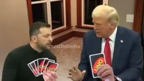 TRUMP AND ZELENSKYY CARD GAME. -WTF?