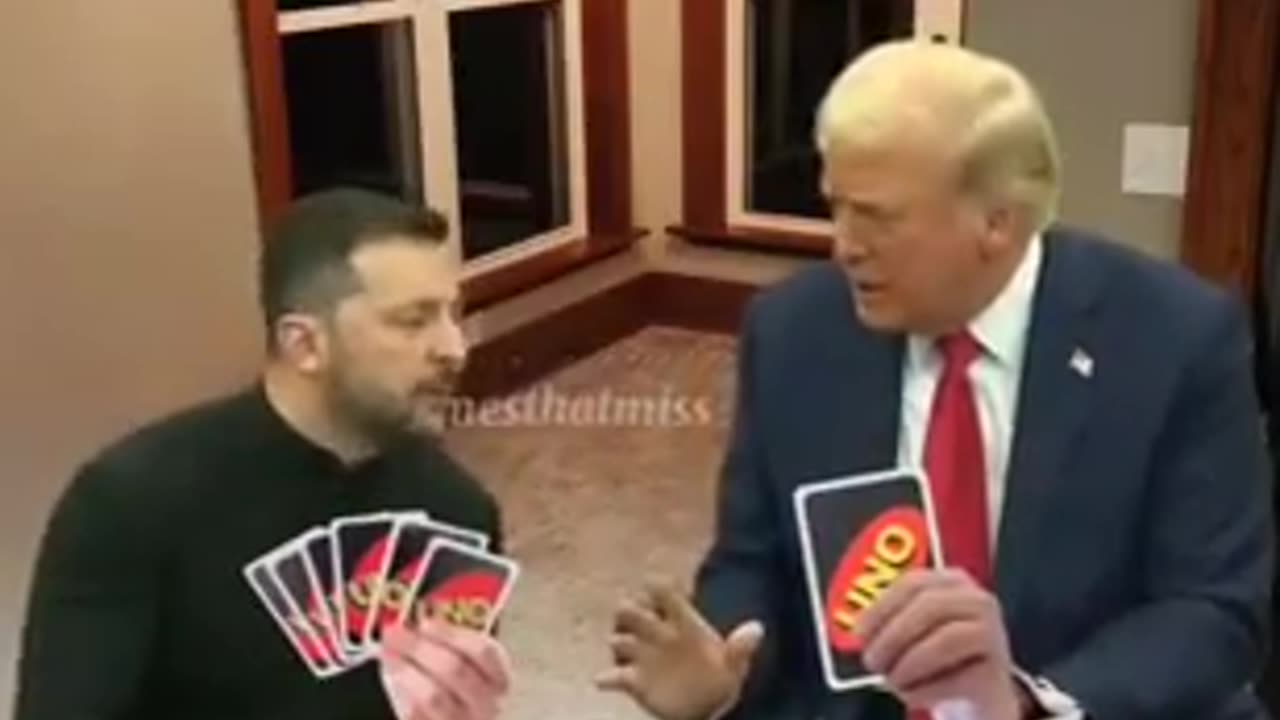TRUMP AND ZELENSKYY CARD GAME. -WTF?