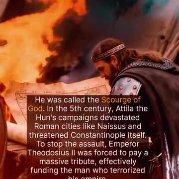 He was called “The Scourge of God.” In the 5th century