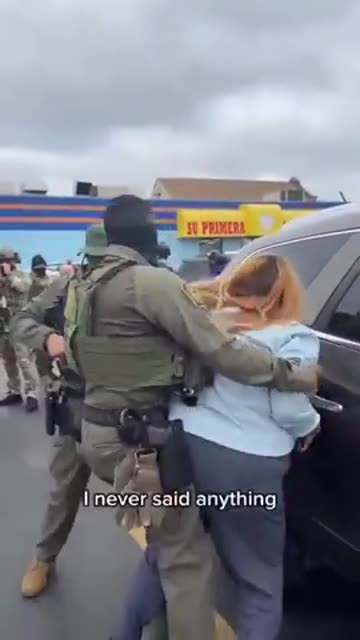 ICE arrests and detains an obese agitator