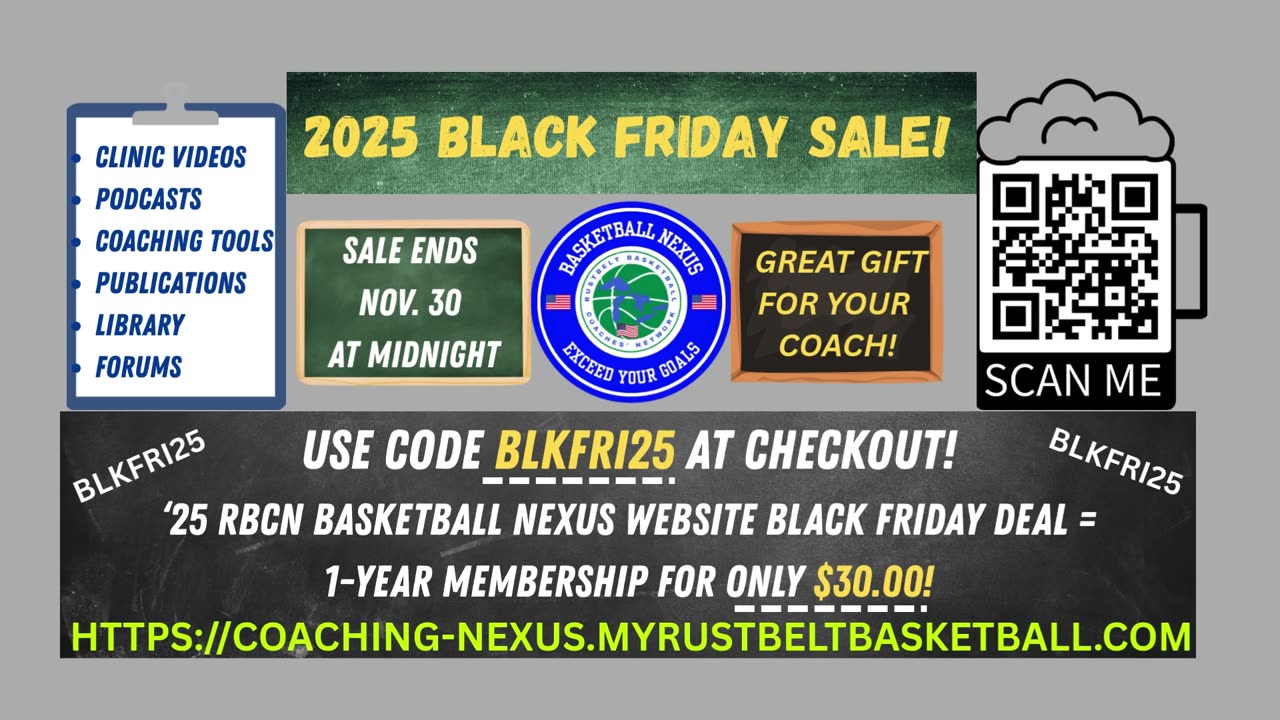 SAVE $20 ON AN RBCN BASKETBALL NEXUS WEBSITE MEMBERSHIP!
