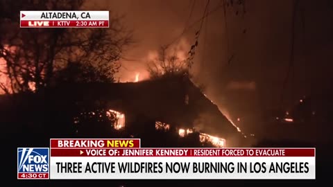 'Hellscape' LA resident describes 'hurricane-strength' winds as wildfires rage