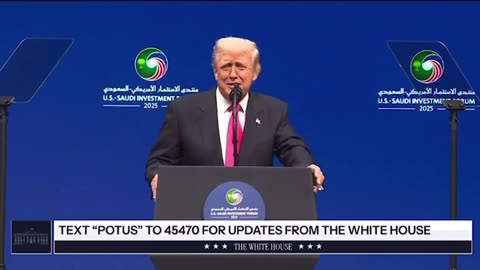 Trump Gives Musk Shoutout During Hilarious Kamala Harris Bit at Saudi Investment Summit