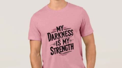 My Darkness Is My Strength" T-Shirt | Bold Streetwear for the Unapologetically Authentic