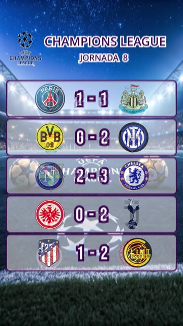 resultado champions league del día 28 de enero.