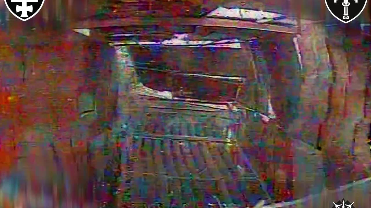 Ukrainian Drones Go After Russian Grad Launcher Hiding in Shed