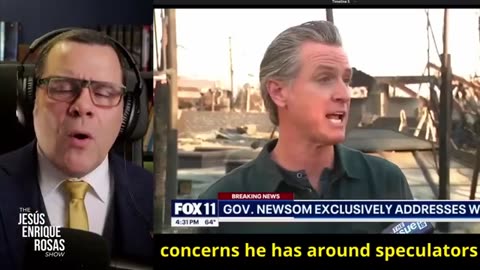 Newsom Displays Body Language of DELIGHT Talking About a TRAGEDY!