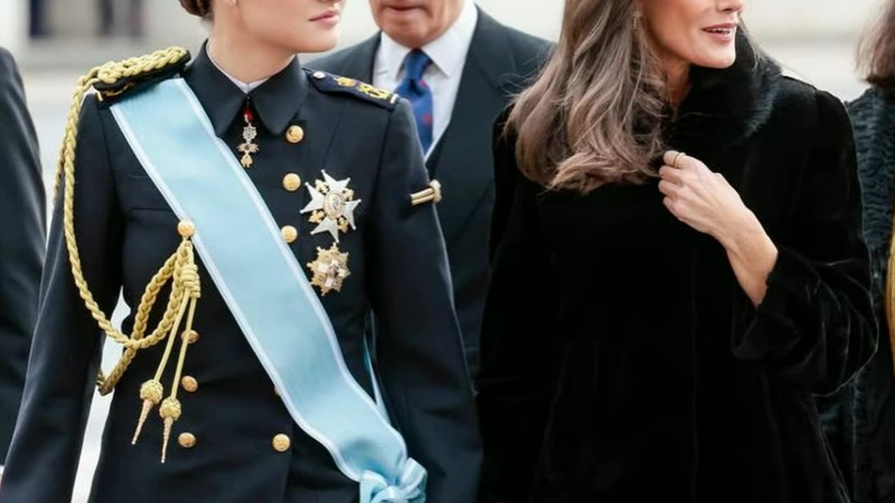 The presence of the Spanish royal family in the military Easter ceremony