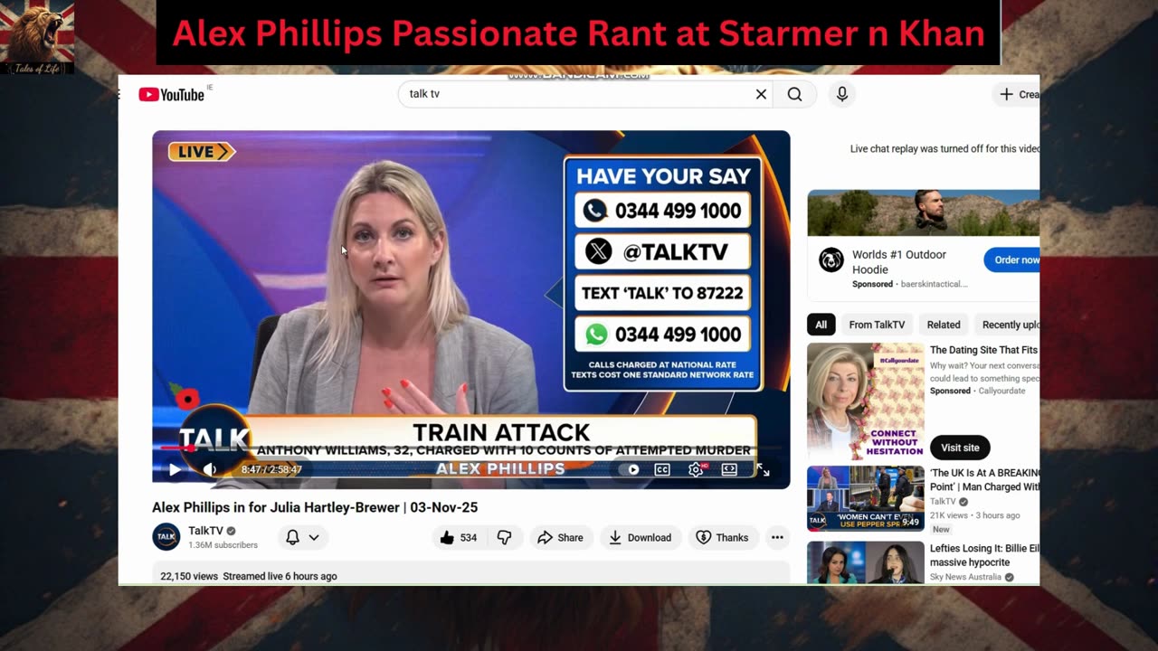 Alex Phillips Passionate Rant at Starmer n Khan