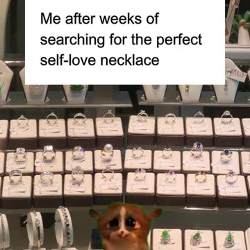 POV: Me after weeks of searching for the perfect self-love necklace #crystalcommunity #crystals