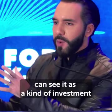 Nayib Bukele: “Good things come back”.