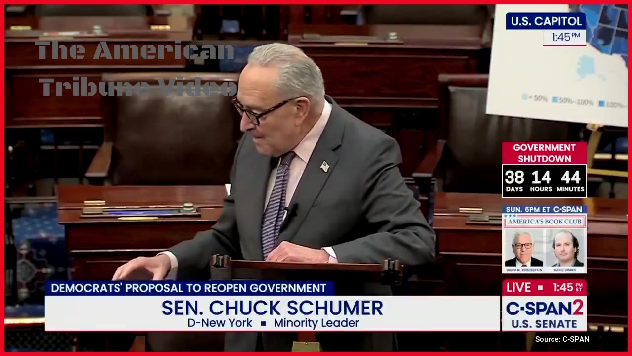 Schumer Gets Called Out on the Senate Floor So Badly That He âStormed Outâ Live on Camera