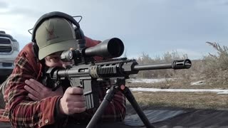 Shooting Wolf at Steel