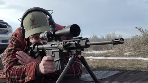 Shooting Wolf at Steel