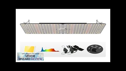 VEVOR 300W LED Grow Light High Yield Samsung 281B Diodes Growing Lamp Review