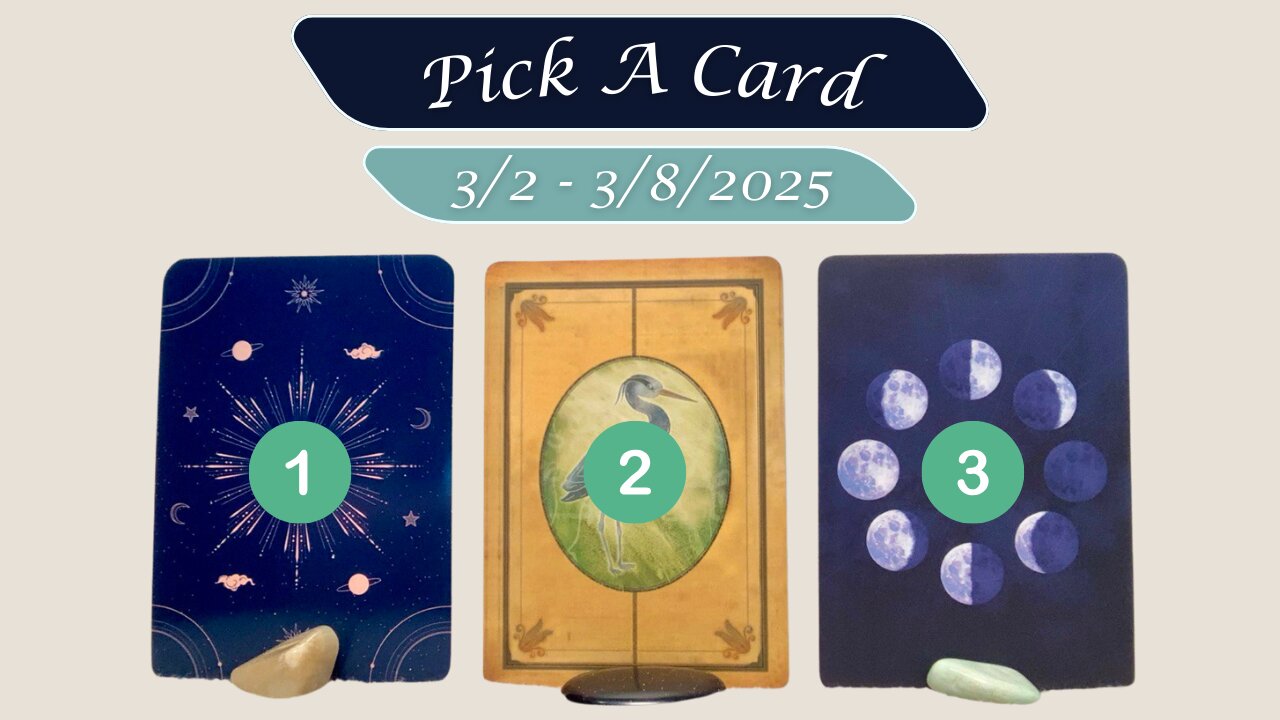 PICK A CARD | WHAT DOES THE UNIVERSE WANT YOU TO KNOW | March 2st - March 8th, 2025