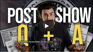 Ian Carroll ~ Who Shot Charlie Kirk? Post Show Q+A