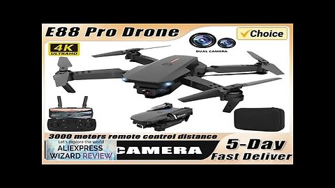 E88 Professional Wide Angle RC Dron HD 4K Camera Mode Foldable Helicopter Review