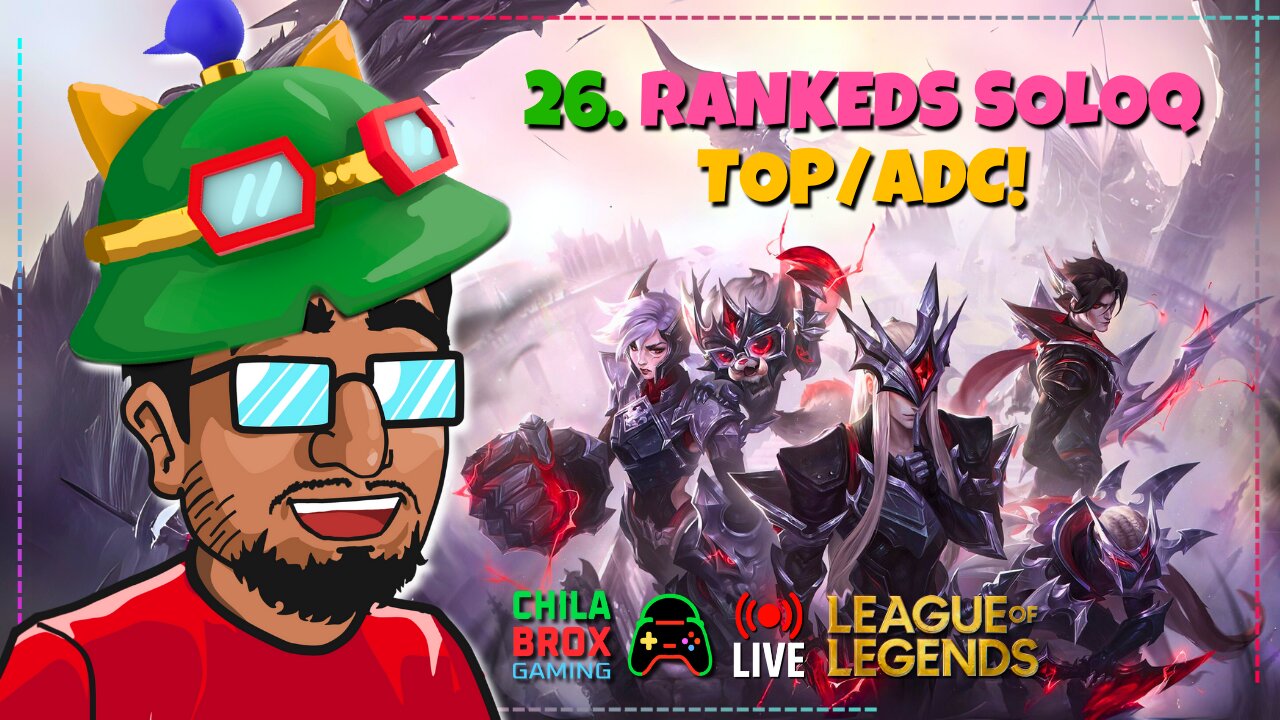🔥🔴 LIVE 26: Rankeds SOLOQ ORO II como TOP/ADC en LoL! 🎮