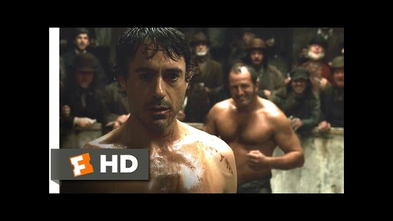 Sherlock Holmes Boxing Match scene #viral