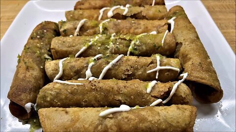 Amazing Chorizo & Potato Flautas I Corn Taquitos I Flour Flautas l Gastro Guru