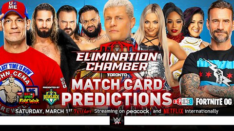 WWE Elimination Chamber 2025 - Match Card Predictions | Bevelock