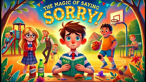 🌟 *Max & The Power of Saying Sorry – A Story of Kindness & Growth!* 💖✨