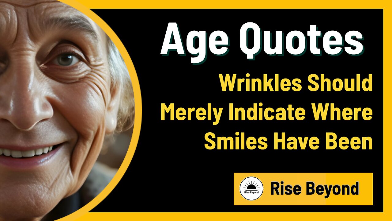 Wrinkles Reflect a Life of Smiles – Mark Twain | Rise Beyond