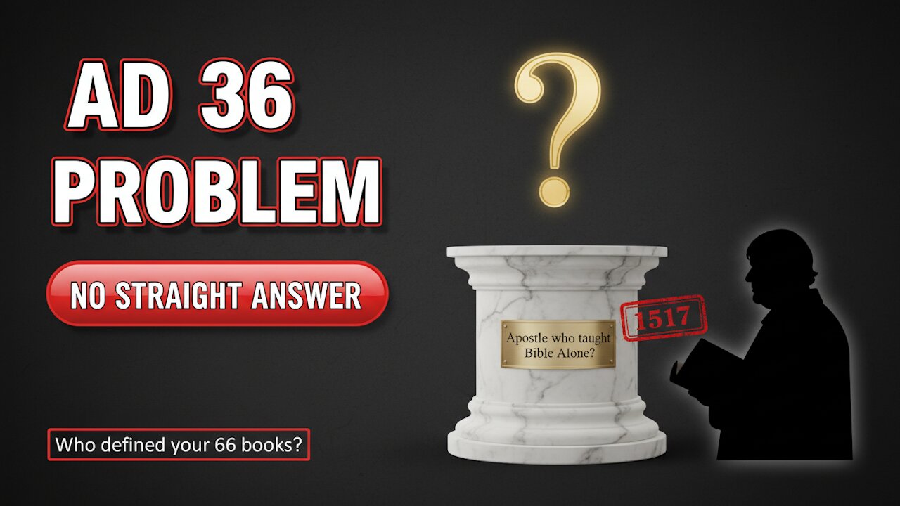 Salty Scriptura and the AD36 Problem - Avoiding Straight Answers
