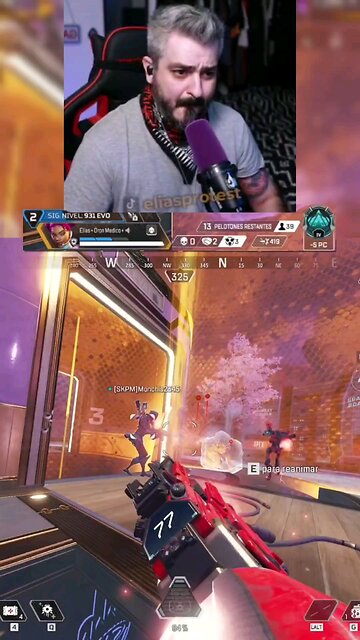 2 equipos en menos de 1 min, seguimos mejorando con lifeline🤭🤩🚑 #apex #apexlegends #eliasprotest