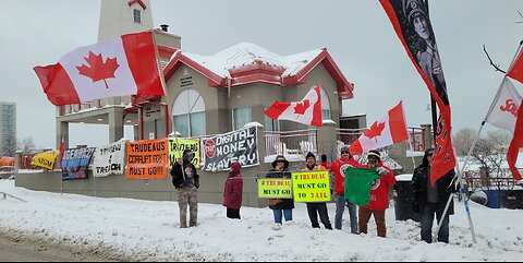 2025 02 15 Port Credit- Mississauga- protest