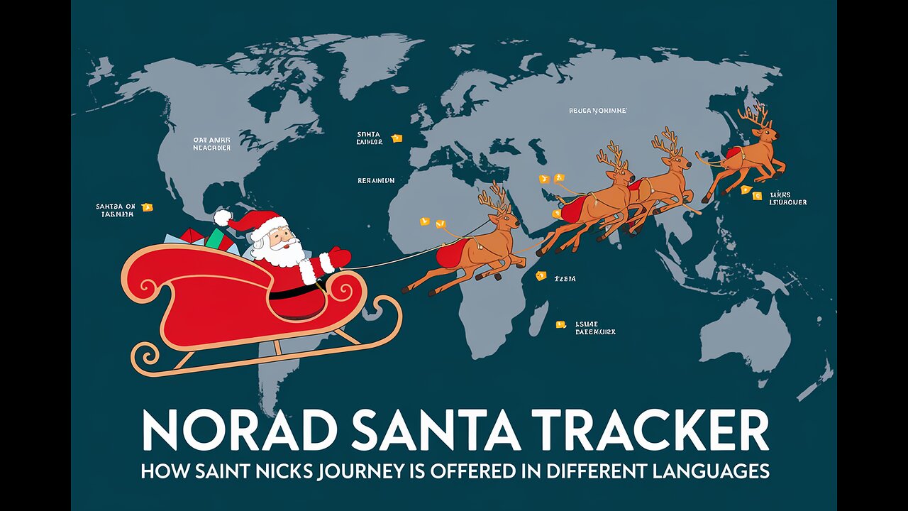 NORAD Santa tracker: How Saint Nick's journey is offered in different languages