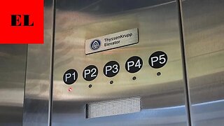 Scenic Thyssenkrupp Synergy Traction Elevator - VT Perry Street Garage (Blacksburg, VA)