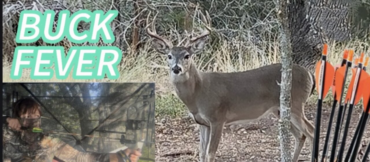Bowhunting - One LUCKY Buck! Caught On VIDEO