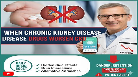 When Chronic Kidney Disease Drugs Worsen CKD