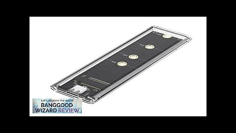 M.2 NVME/NGFF Transparent SSD Enlcosure 10Gbps RGB External Hard Drive USB3.1 Type-C Review