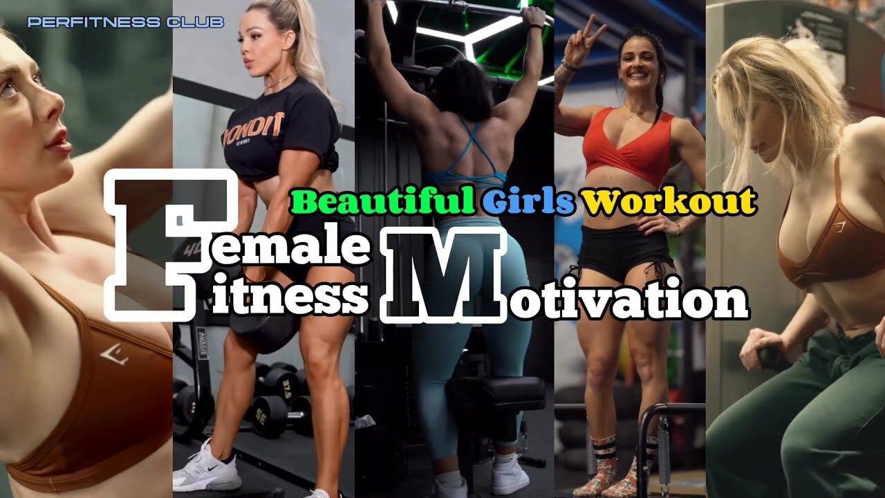 🔥 Beautiful Girls Workout | Female Fitness Motivation | Best Gym Music 2026