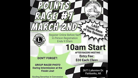 Fairbanks! What's going on? (03/02/2025) Events calendar update
