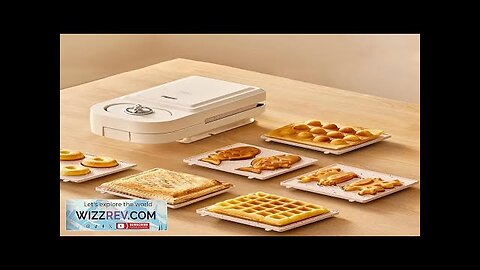 Electric Sandwich Maker Waffle Machine Toaster Baker Multifunctional Breakfast Machine Review